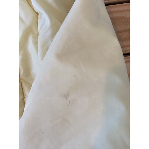 Sig Buchmayr Vintage Full Zip Belted Coat Size Medium Women’s Yellow - Picture 10 of 10